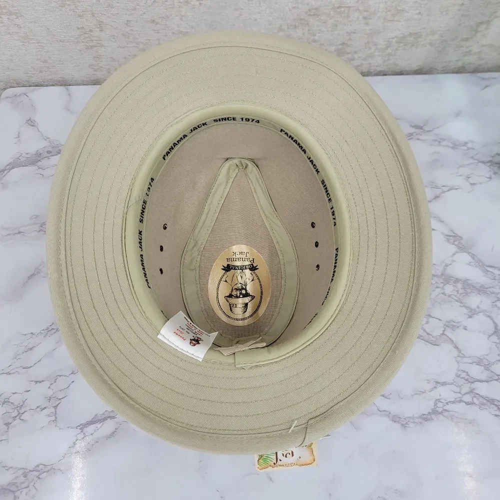 Panama Jack Men's Tan Canvas Hat Safari